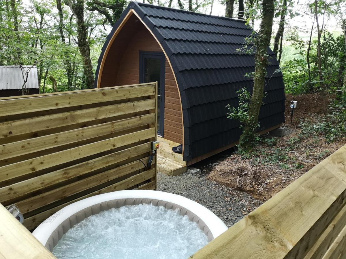 The Pod-Hot Tub-Woodland Lodges-St Clears-Carmarthen Bagian luar foto