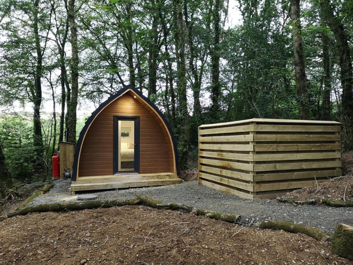 The Pod-Hot Tub-Woodland Lodges-St Clears-Carmarthen Bagian luar foto